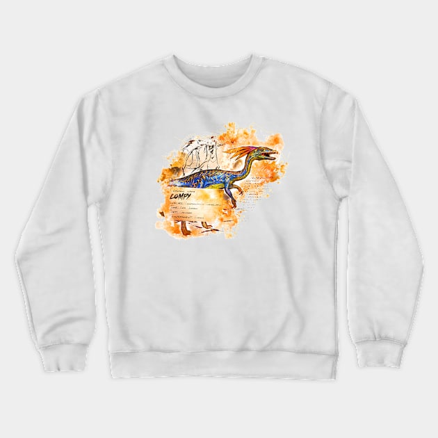 Compsognathus Crewneck Sweatshirt by TortillaChief